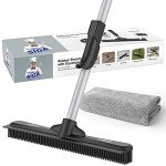 MR.SIGA 3-in-1 Pet Hair Removal Broom & Squeegee