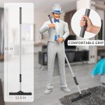 MR.SIGA 3-in-1 Pet Hair Removal Broom & Squeegee