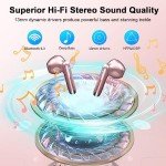 Bluetooth 5.3 Wireless Earbuds with Deep Bass