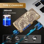 Gold Dragon Electric Arc Plasma Lighter - USB Rechargeable