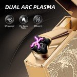 Gold Dragon Electric Arc Plasma Lighter - USB Rechargeable