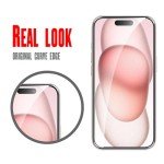 2-Pack Tempered Glass Screen Protectors for iPhone 15/15 Pro