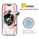 2-Pack Tempered Glass Screen Protectors for iPhone 15/15 Pro