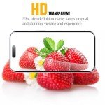 2-Pack Tempered Glass Screen Protectors for iPhone 15/15 Pro