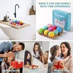 Vegan Bath Bomb Gift Set for Women, 9 Pieces