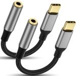 USB C to 3.5mm Audio Adapter with HiFi DAC