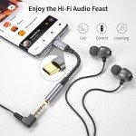 USB C to 3.5mm Audio Adapter with HiFi DAC