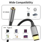 USB C to 3.5mm Audio Adapter with HiFi DAC