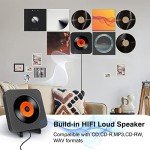 Bluetooth Wall-Mount CD Player with HIFI Speaker