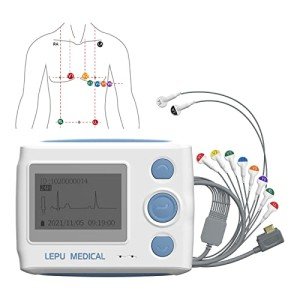 Portable 12 Lead ECG Monitor with AI Analysis