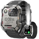 Military Smart Watch: Calls, Fitness & Outdoor Use