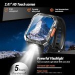 Military Smart Watch: Calls, Fitness & Outdoor Use