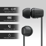 Sony WI-C100 Wireless In-ear Headphones - Black
