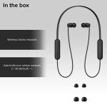 Sony WI-C100 Wireless In-ear Headphones - Black