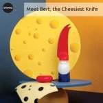 Gnome-Themed Cheese Knife for Fun Kitchen Use
