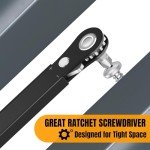 Compact Ratchet Screwdriver Set for Tight Spaces