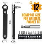 Compact Ratchet Screwdriver Set for Tight Spaces