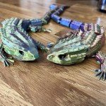 Large Colour Changing Reptile Fidget Toys Set