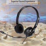 Wired Headset with Noise Cancelling Microphone