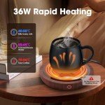Smart Mug Warmer with Temperature Control & Auto Shut Off