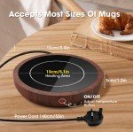 Smart Mug Warmer with Temperature Control & Auto Shut Off