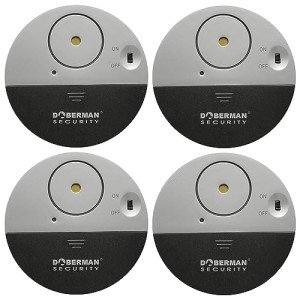 Slim 100dB Doberman Security Alarm & Vibration Sensors