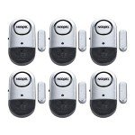 6-Pack Window Door Alarms with Loud Siren