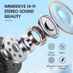 Bluetooth 5.3 Wireless Earbuds with Noise Canceling