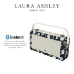 Laura Ashley Hepburn Smart Bluetooth Speaker - Navy