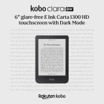Kobo Clara eReader - 6" Touchscreen, Waterproof, Audiobooks