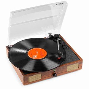 Fenton RP106W Vintage Vinyl Record Player with Bluetooth