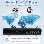 Region-Free Compact DVD Player with HDMI Output