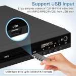 Region-Free Compact DVD Player with HDMI Output