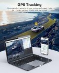 GKU 4K Dual Dash Cam with Touchscreen & GPS