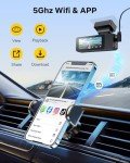 GKU 4K Dual Dash Cam with Touchscreen & GPS