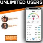 Smart Bluetooth Bathroom Scales with App Support