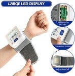 Portable Automatic Wrist Blood Pressure Monitor with Case