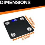 Smart Bluetooth Bathroom Scales with App Support