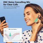 Bluetooth 5.3 Wireless Earbuds with Noise Cancelling