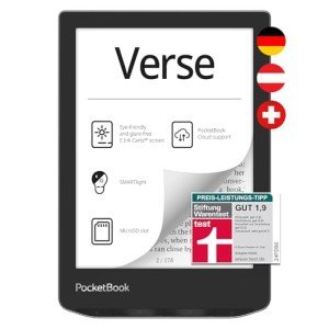 PocketBook Verse 8GB Wi-Fi E-Book Reader - Grey