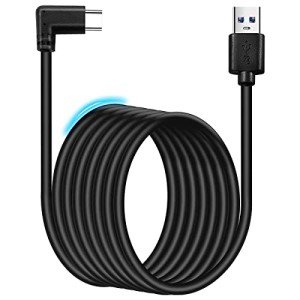 3m Right Angle USB C Cable for VR Headsets