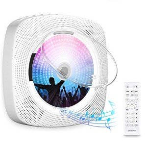 Bluetooth CD Player with Hi-Fi Sound and Remote