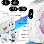 Bluetooth CD Player with Hi-Fi Sound and Remote