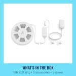 WiZ Smart RGBIC LED Strip Lights - 10m 16M Colors