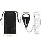Portable Door Lock Set for Travel Security