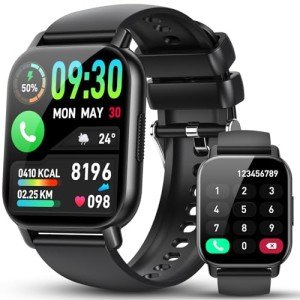 Smartwatch with Call Function, Heart Rate Monitor