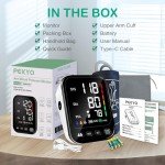Large Cuff Automatic Blood Pressure Monitor with LED Screen