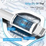 2-Pack 2m Apple MFi Lightning Charging Cables
