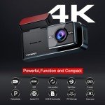 4K WiFi Dash Cam with 64GB SD Card