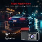 4K WiFi Dash Cam with 64GB SD Card